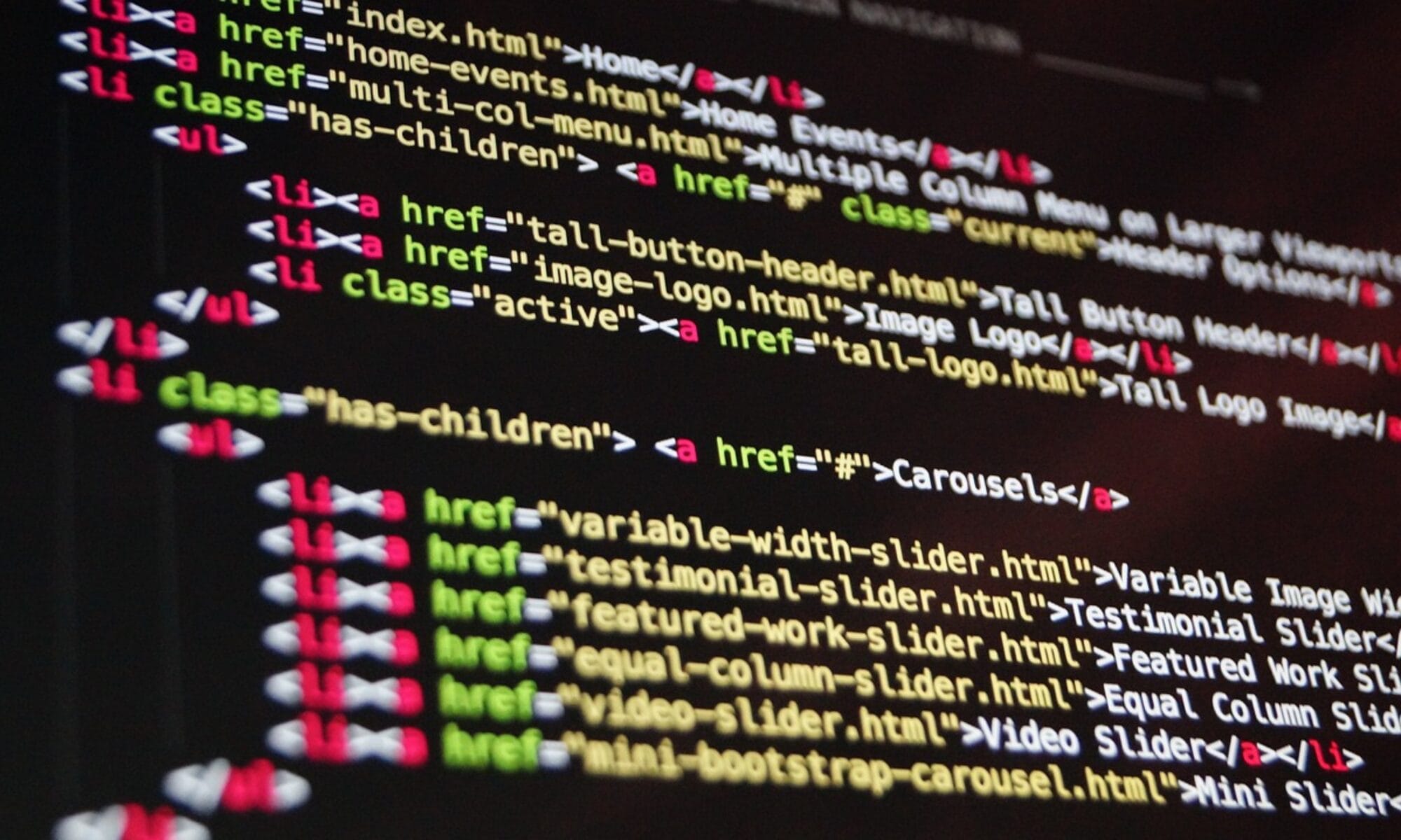code, html, digital